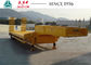 30 Tons 2 Axles Custom Lowboy Trailers Flat Deck Type With Spring Suspension