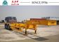 40 Foot Skeletal Container Trailer Three Axle Fuwa Steel Suspension