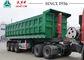 60 Tons Tri Axle Heavy Duty Tipper Trailer With HYVA Cylinder For Asia Market