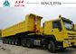 100 Tons 6 Axle Tipper Trailer Heavy Duty For Manganese Transport In West Africa