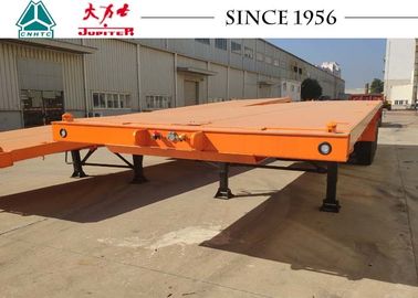 20FT To 45FT Spring Suspension Flatbed Trailer Loose Cargo Transport